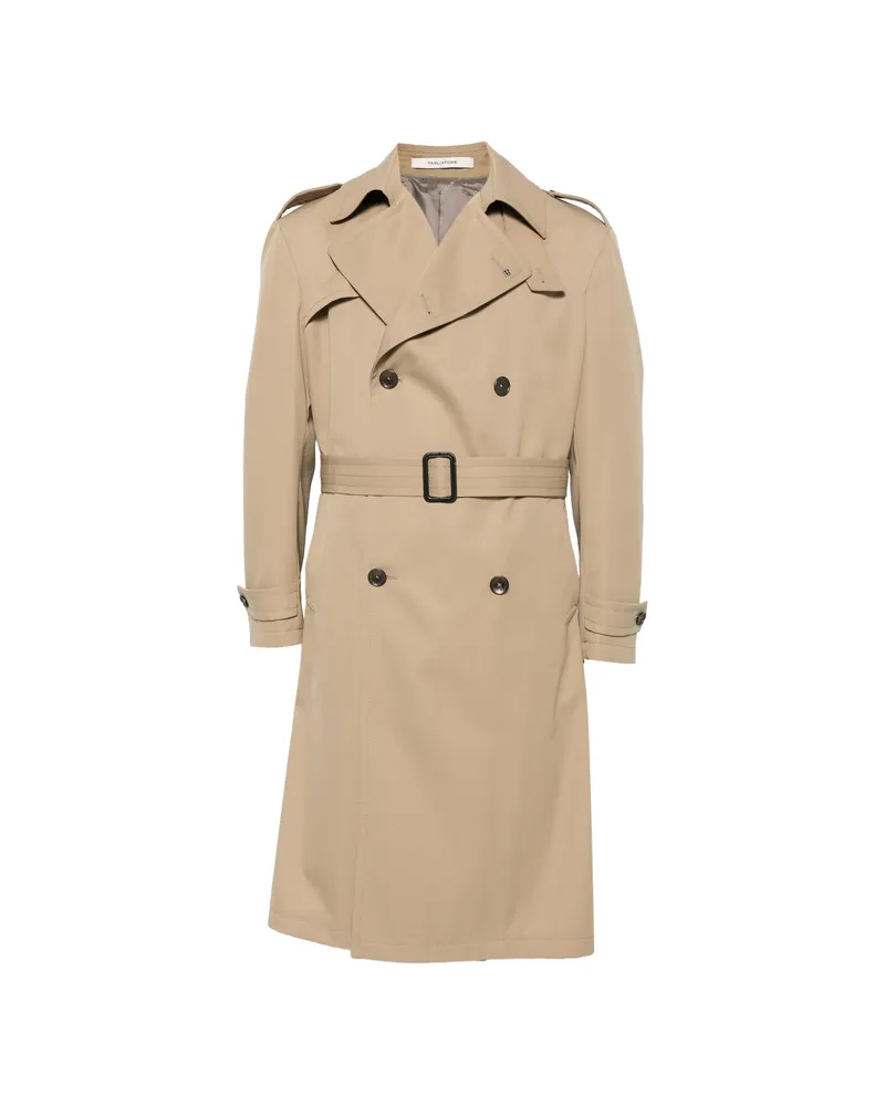 Tagliatore Double-breasted Trench Coat Neutrals