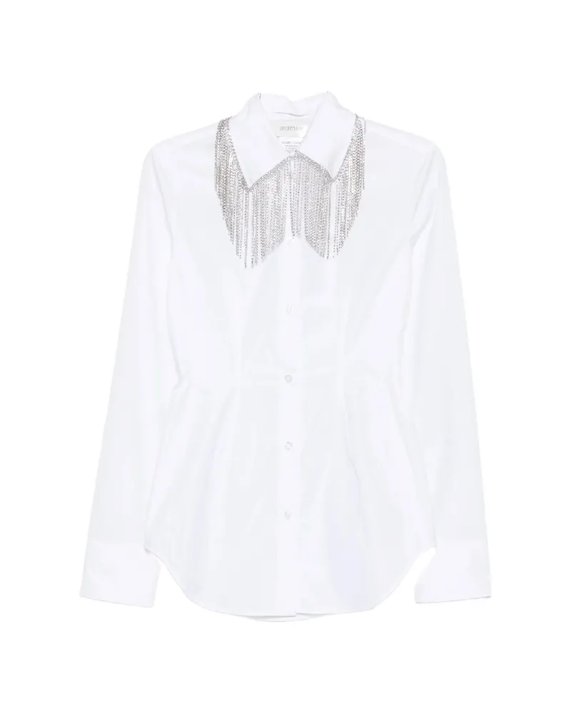 SPORTMAX Crystal-detail Shirt White