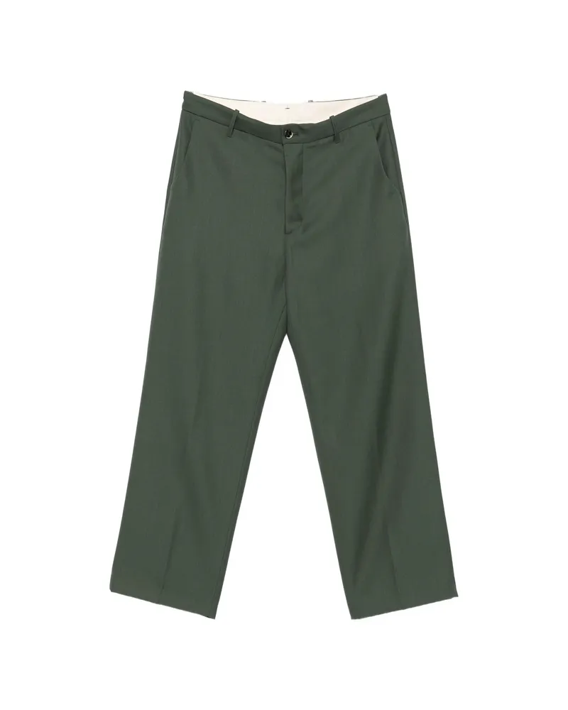 nine:inthe:morning Apollon Front-pocket Trousers Green