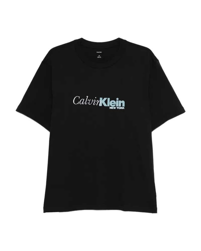 Calvin Klein Logo-print T-shirt Black