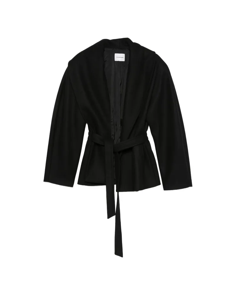 ANDAMANE Niki Long-sleeve Belted Jacket Black