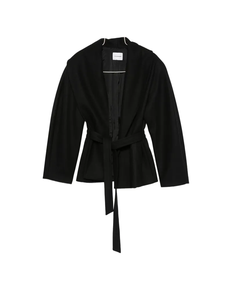 ANDAMANE Niki Long-sleeve Belted Jacket Black