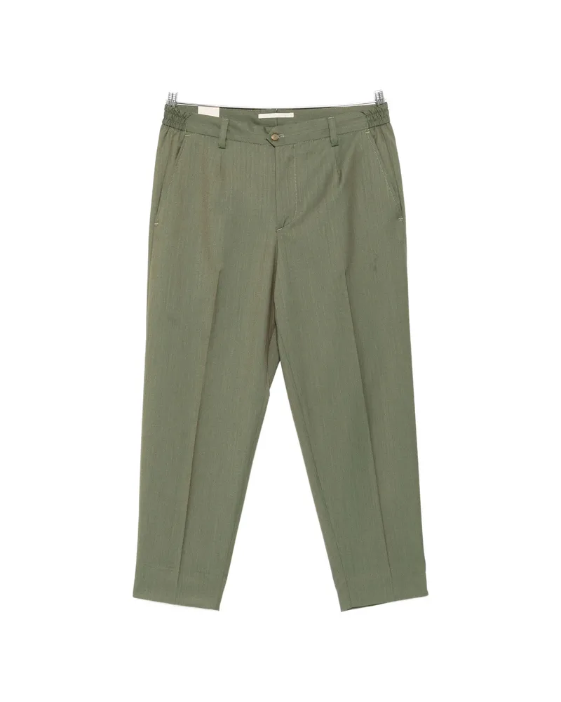 Briglia 1949 Portofinos Pleated Trousers Green