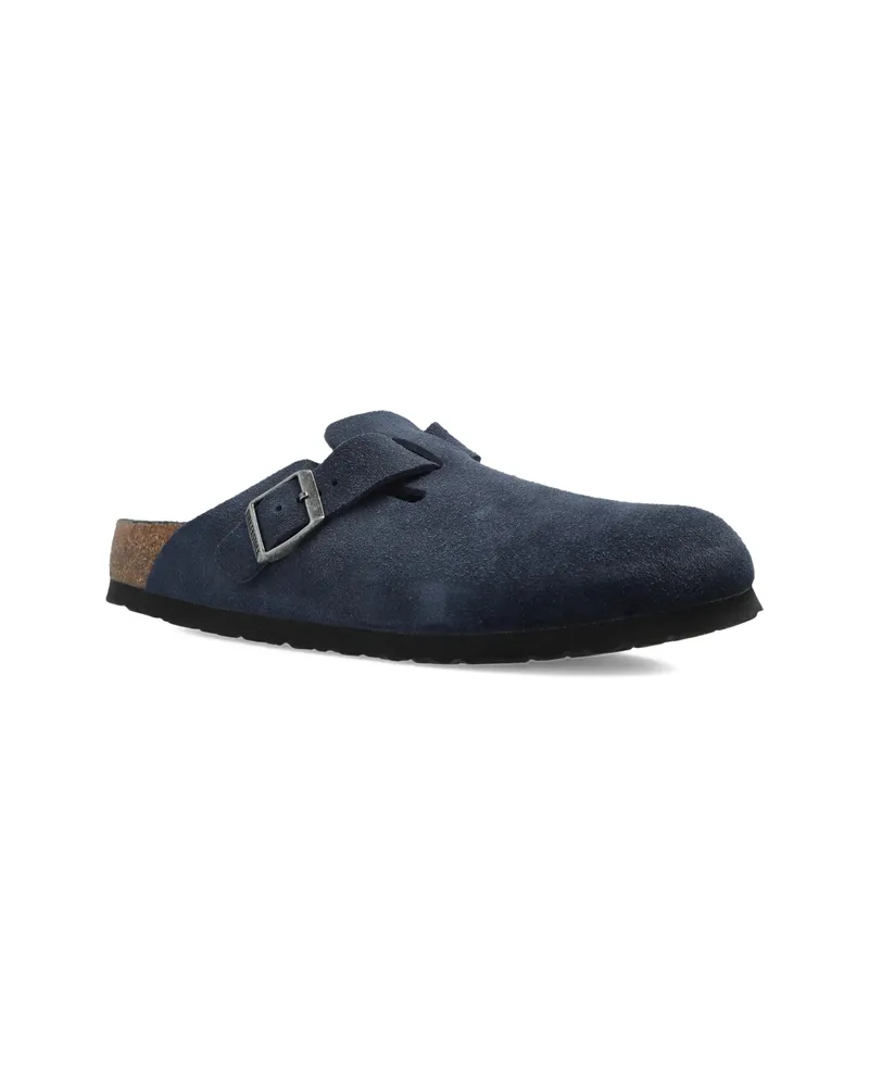 Birkenstock Boston Buckle-strap Mules Blue