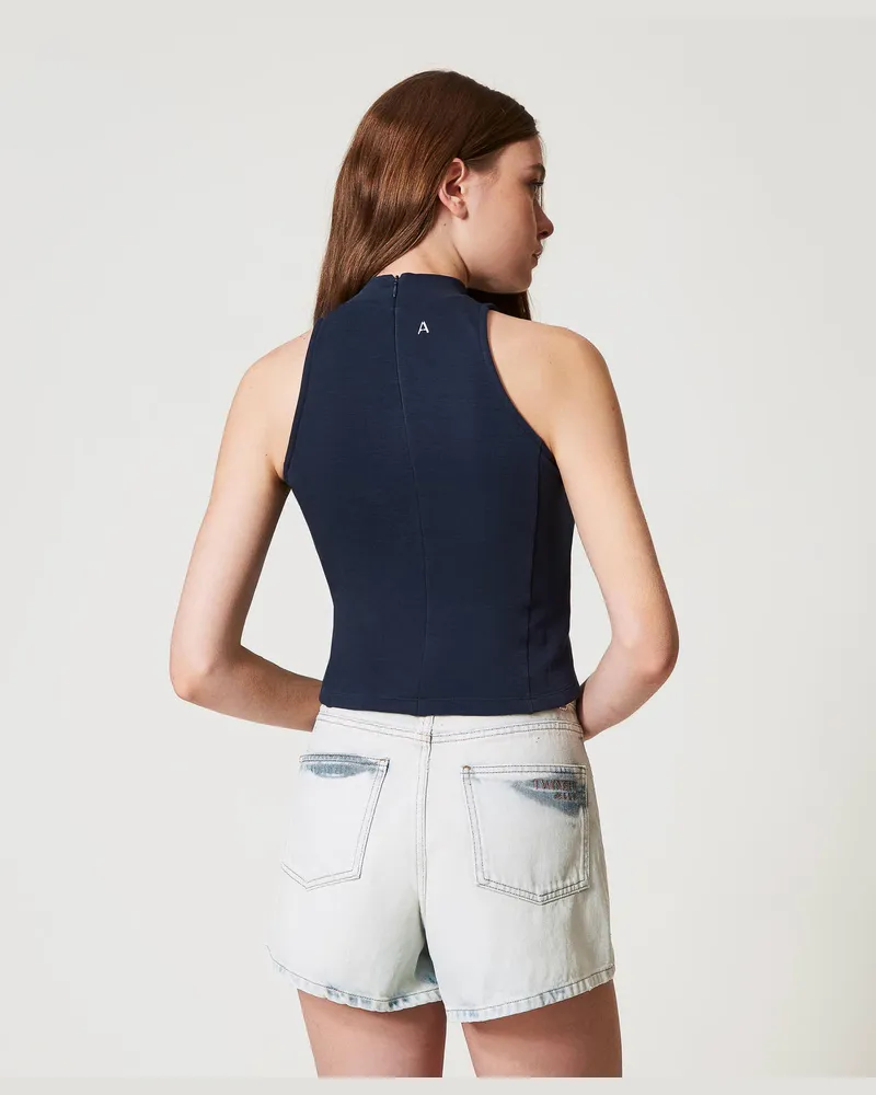 Actitude by Twinset Superbleach-Jeansshorts, Bleach Denim, Größe Bleach