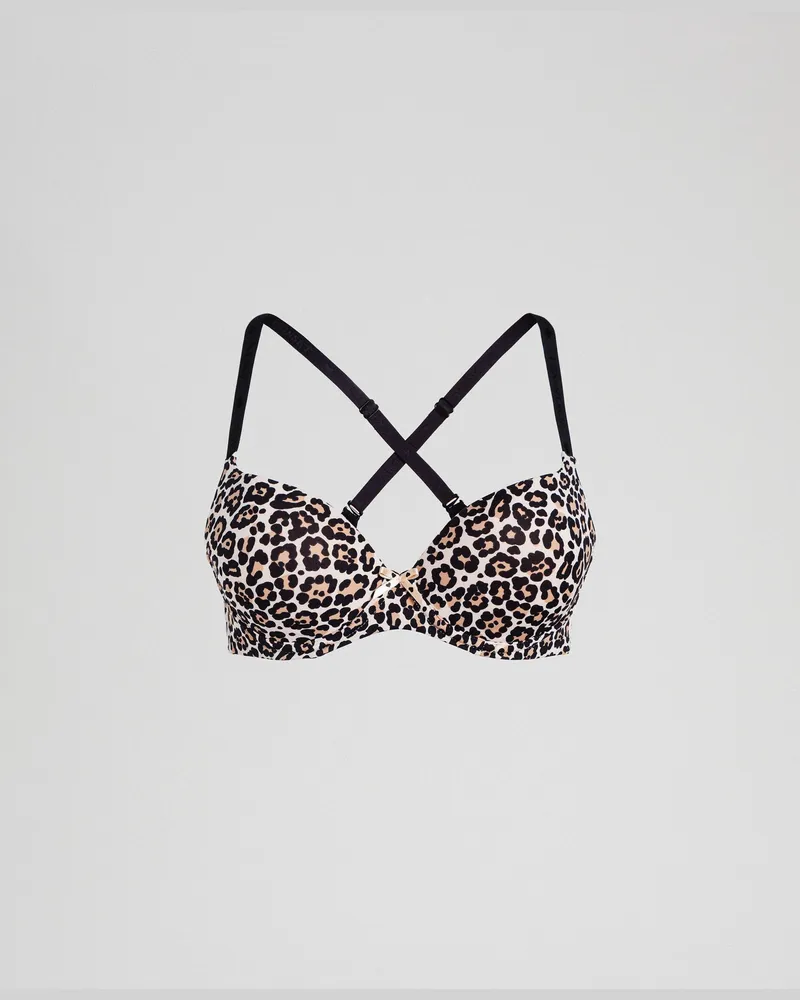 Twin-Set Push-up-BH (C-Cup), Damen, Gefleckt Gefleckt