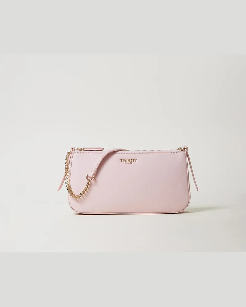 Twin-Set Taschen - Umhängetasche „Passepartout" mit Logo, Parisienne Rosa, Einheitsgröße 