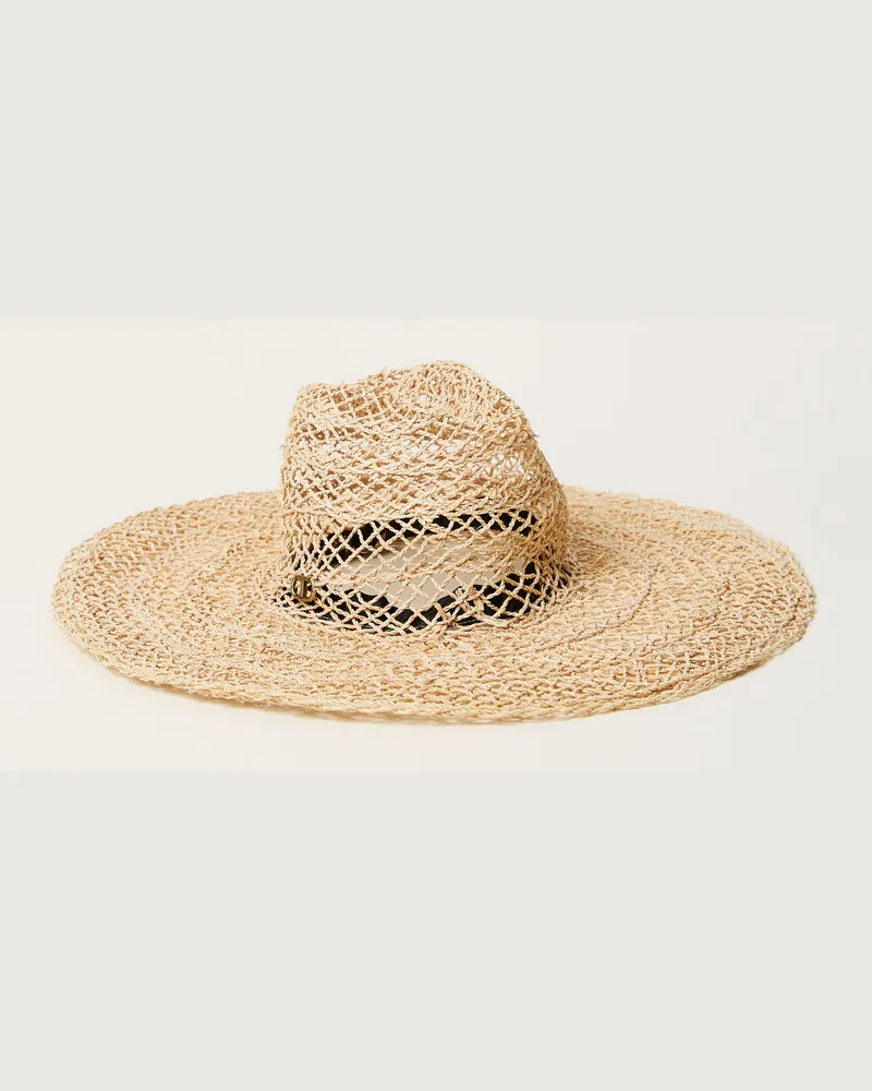 Twin-Set Accessoires - Strohhut mit breiter Krempe, Einheitsgröße Stroh