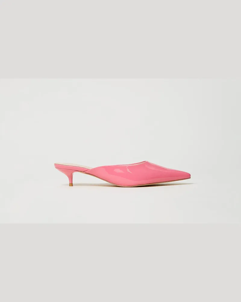 Actitude by Twinset Schuhe - Mules-Pumps in Lackoptik, Tender Pink Rosa, Größe Tender