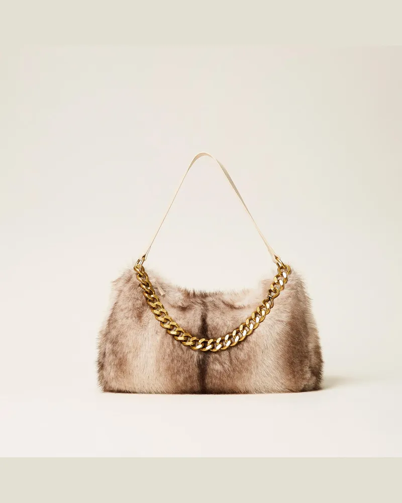 Twin-Set Liliane Tasche aus Kunstpelz 