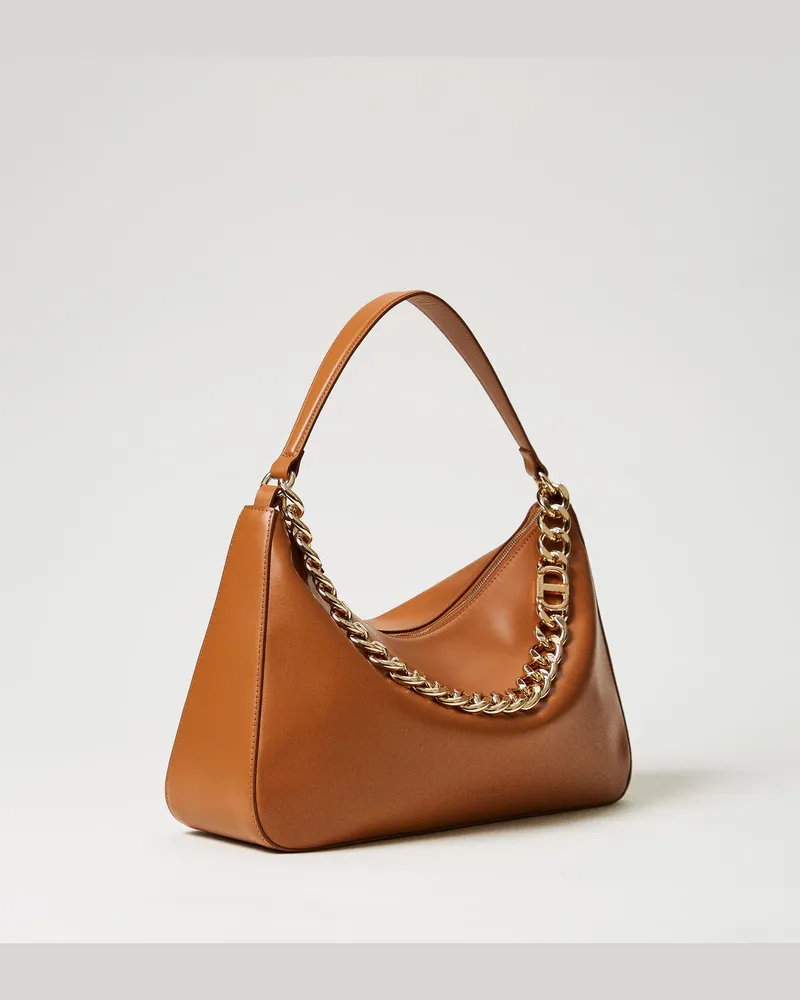 Twin-Set Taschen - Mittelgroße Tasche „Liliane" aus Leder, Einheitsgröße Leder