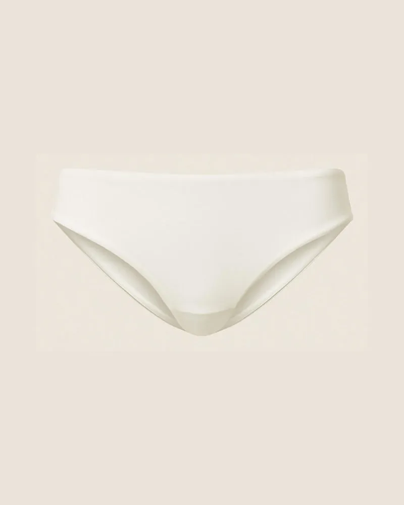 Twin-Set Unterwäsche - Slip aus Charmeuse, Mattweiß, Größe Mattweiß