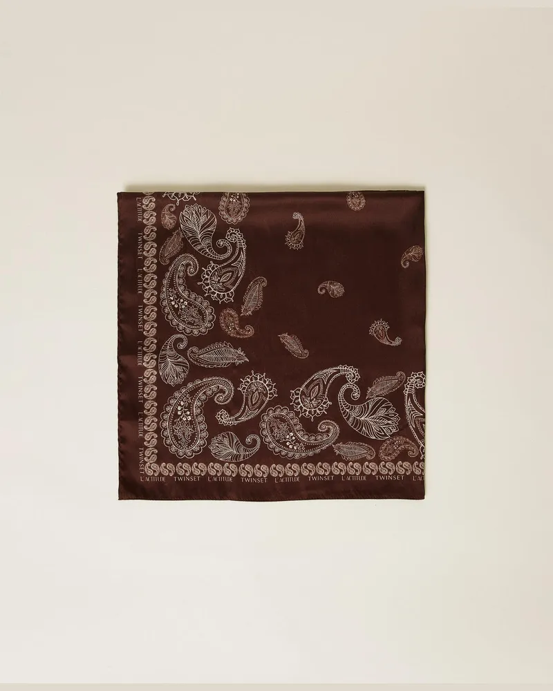 Actitude by Twinset Tuch mit Foulardprint Print