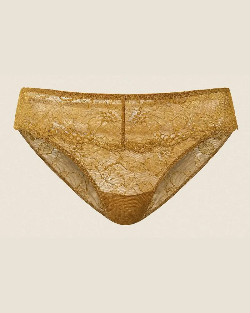 Twin-Set Slip aus Spitze, Damen, Shiny Oil Shiny