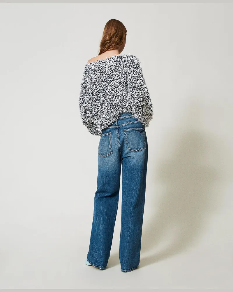 Actitude by Twinset Five-Pocket-Jeans im Straight-Fit, Helles Denim, Größe Helles