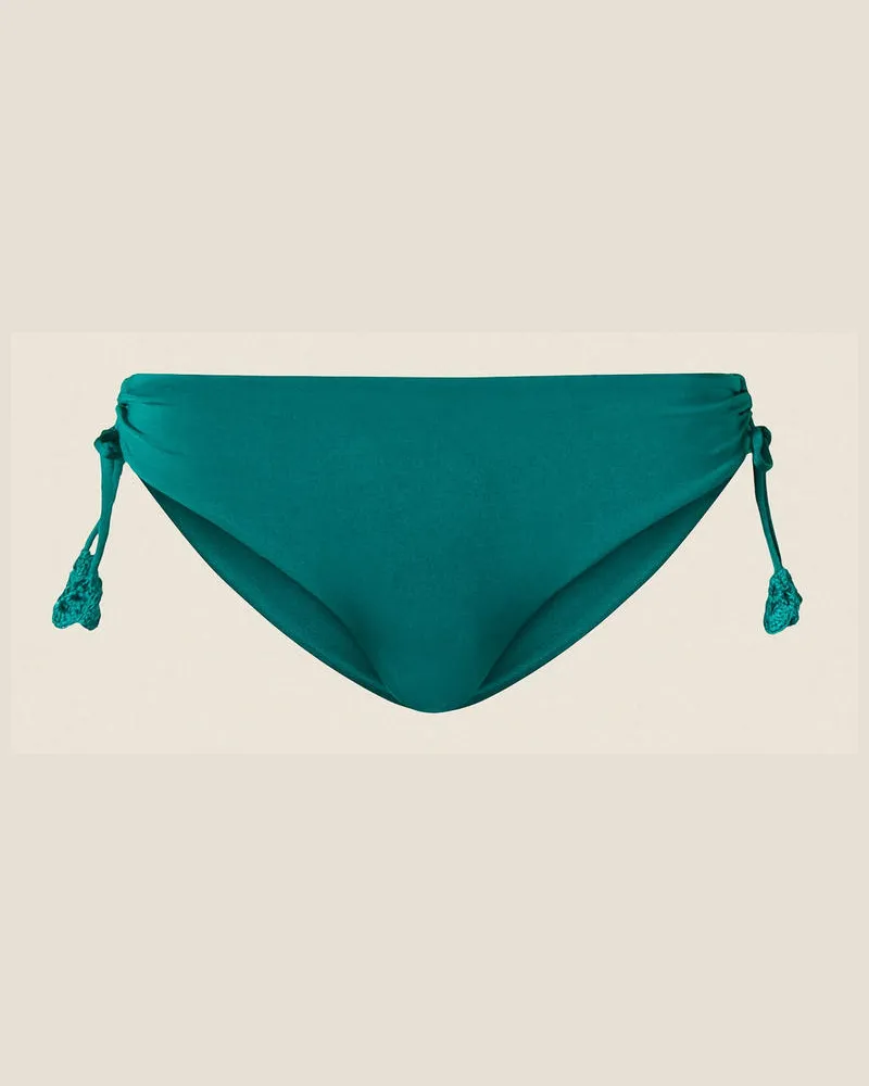 Twin-Set Bademode - Bikinislip mit Häkel-Detail, „Light Emerald"-Grün, Größe „light