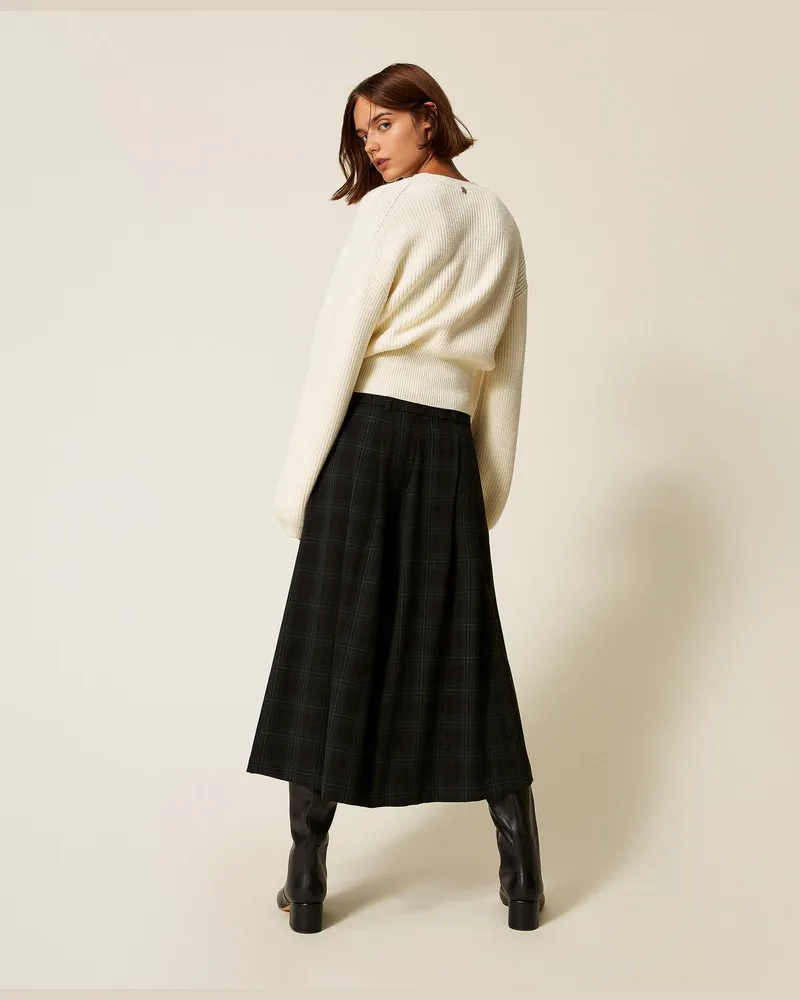 Actitude by Twinset Hosenrock mit Tartanmuster, „Daily Tartan"-Grün, Kariert, Größe „daily