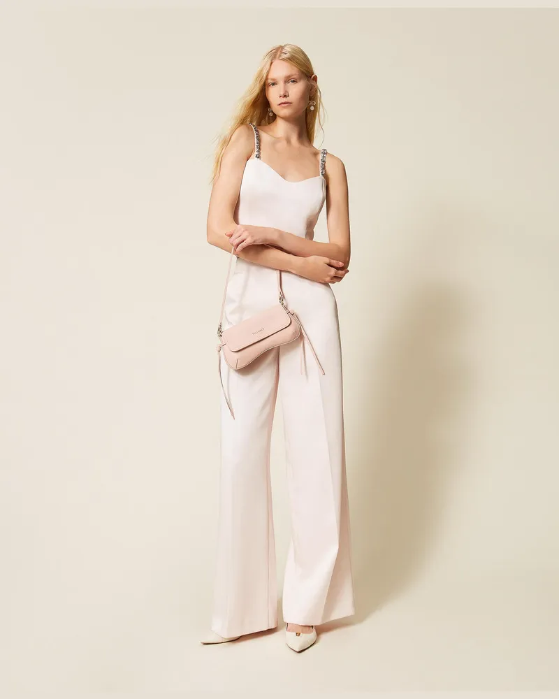 Twin-Set Palazzo-Hose aus Duchesse Sandrosa