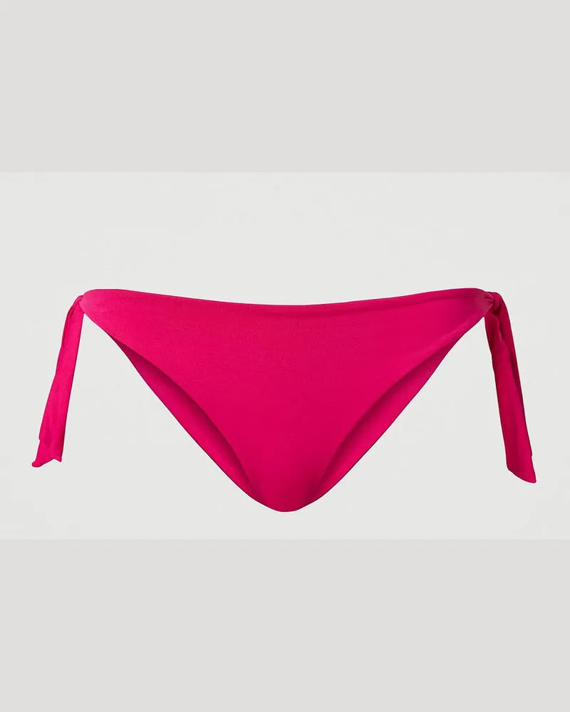 Twin-Set Bademode - Bikinitanga mit Logo, „Pink Dahlia"-Fuchsia, Größe: V 