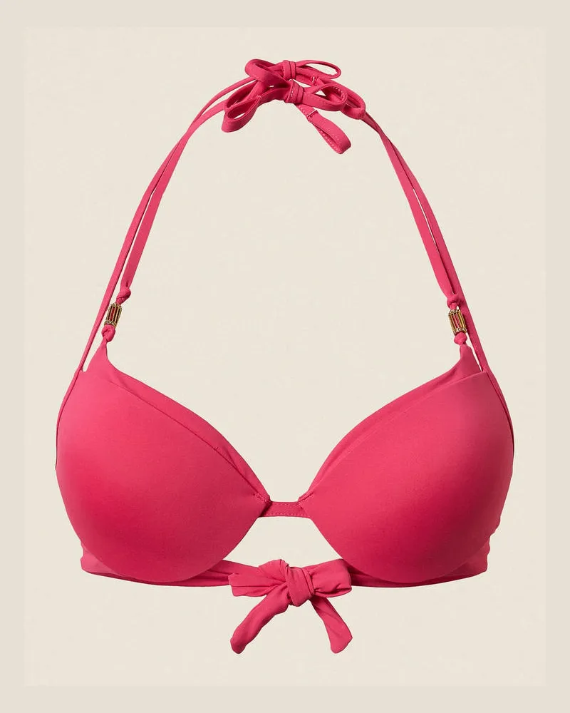 Twin-Set Bademode - Push-up-Bikinitop Trompe l 'oeil, Fuchsia Cyclamen, Größe Fuchsia