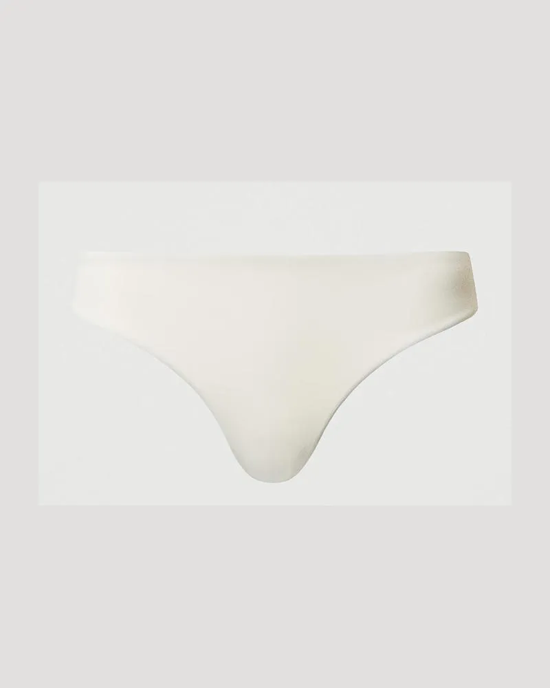Twin-Set Bademode - Brazilian-Bikinihose mit Oval T, Perlmutt, Größe: IV 