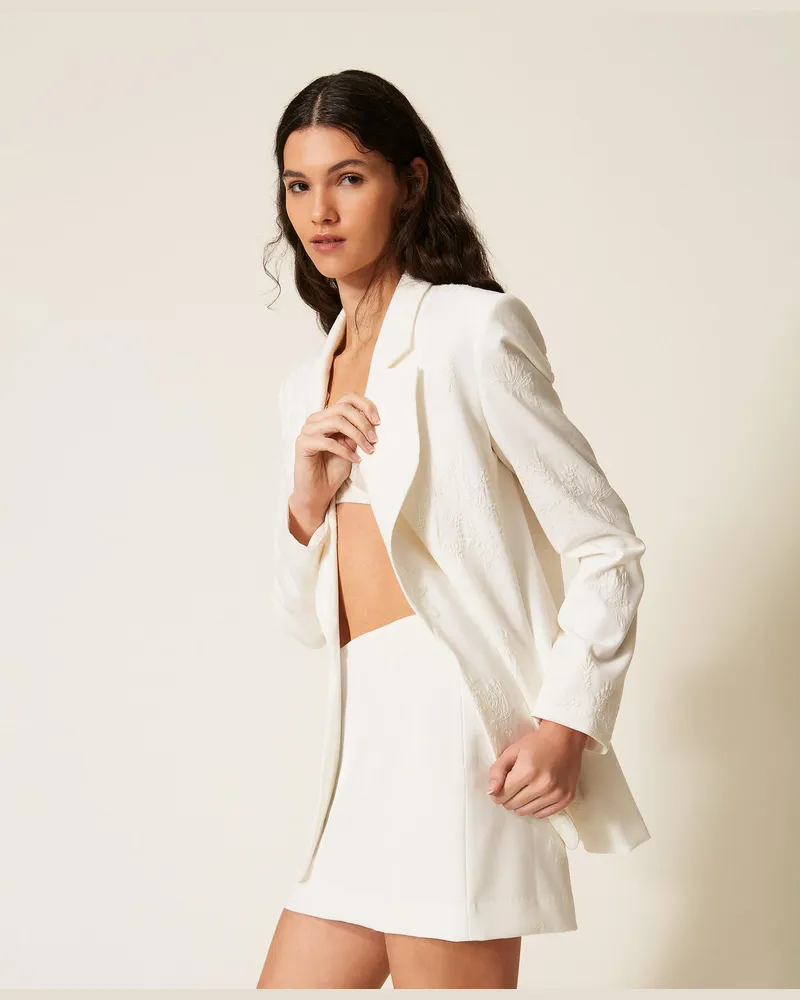 Twin-Set Röcke - Bestickter Minirock, Lilie, Größe Lilie