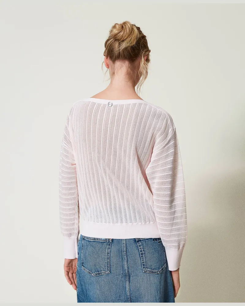 Actitude by Twinset Pullover mit Kimonoärmeln, Tender Pink Rosa, Größe: XS 