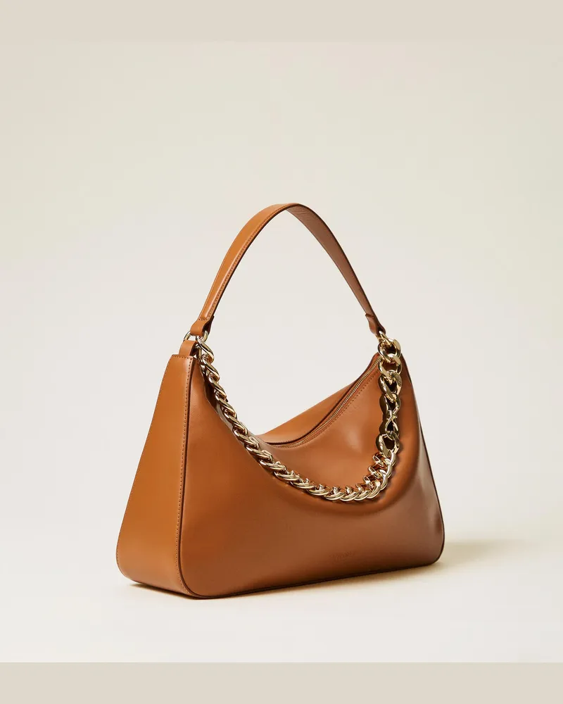 Twin-Set Taschen - Mittelgroße Tasche 'Liliane' aus Leder, Einheitsgröße 