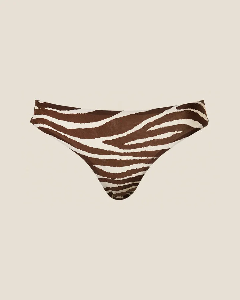 Twin-Set Unterwäsche und Nachtwäsche - Brazilian-Slip mit Animalprint, Zebraprint, Größe Zebraprint