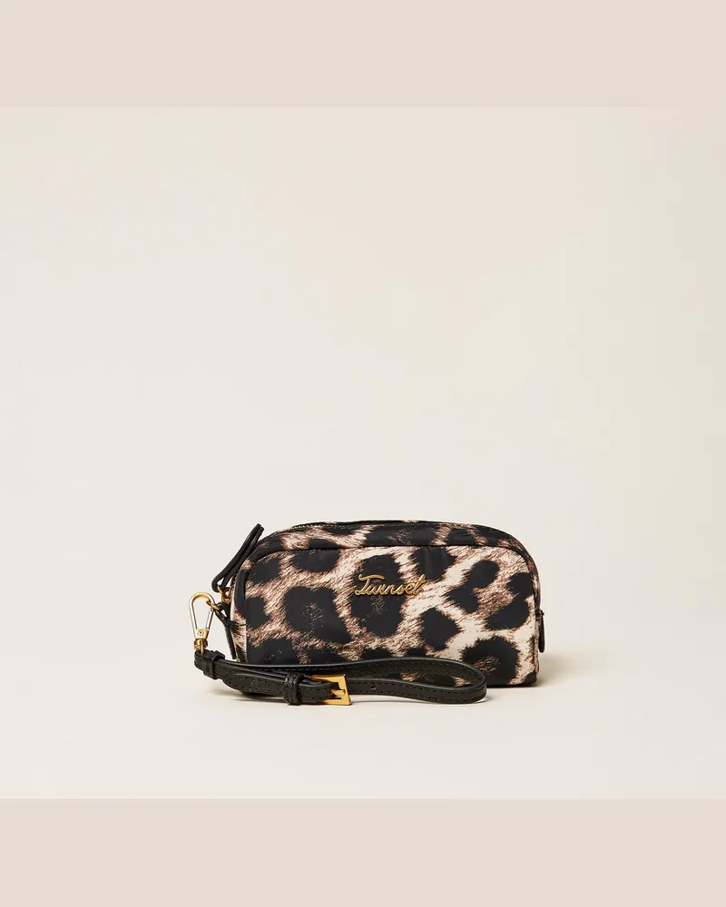 Twin-Set Mini-Tasche mit Animal-Print Leopardenprint