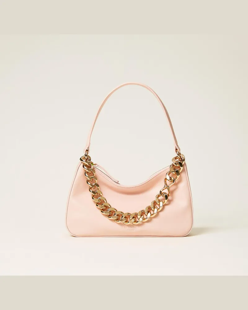 Twin-Set Taschen - Kleine Tasche „Liliane" aus Leder, Parisienne Rosa, Einheitsgröße Parisienne