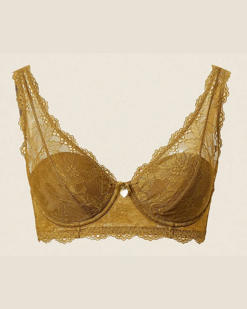 Twin-Set Bralette aus Spitze Shiny