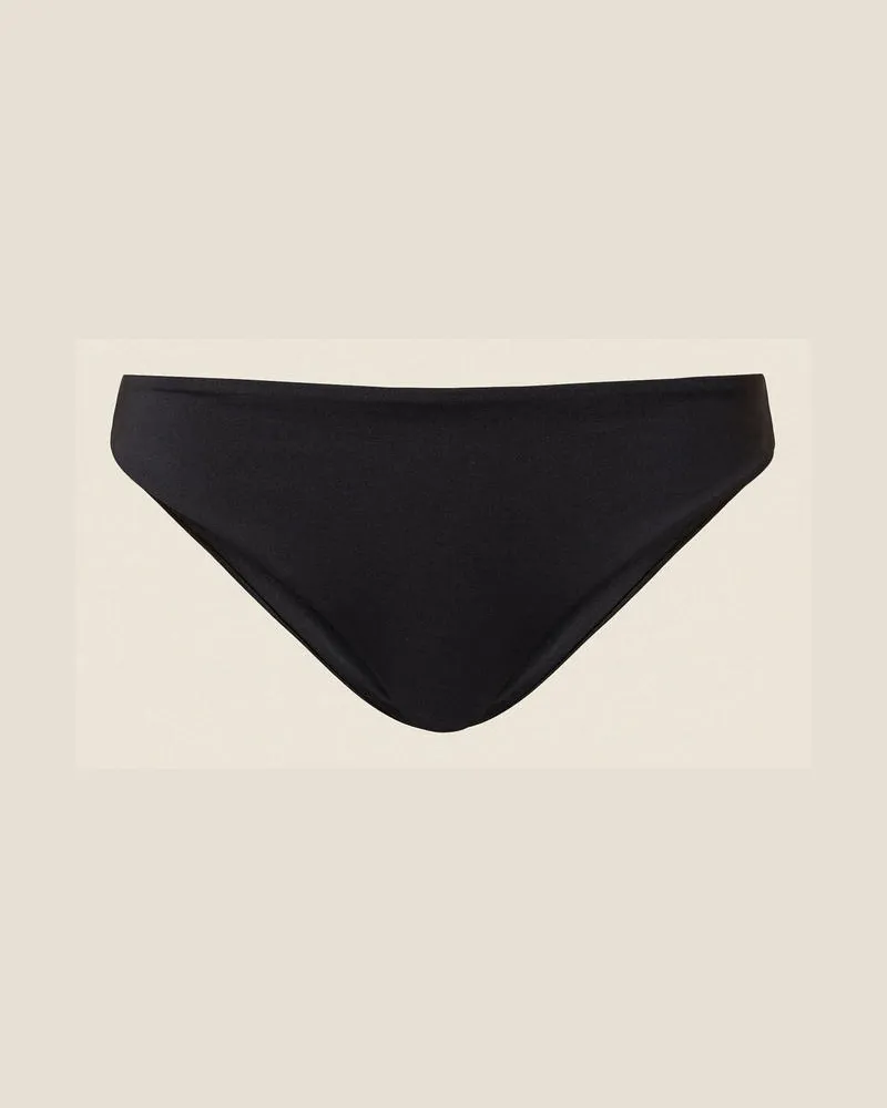 Twin-Set Bademode - Bikini-Slip mit Logo, Schwarz, Größe Schwarz