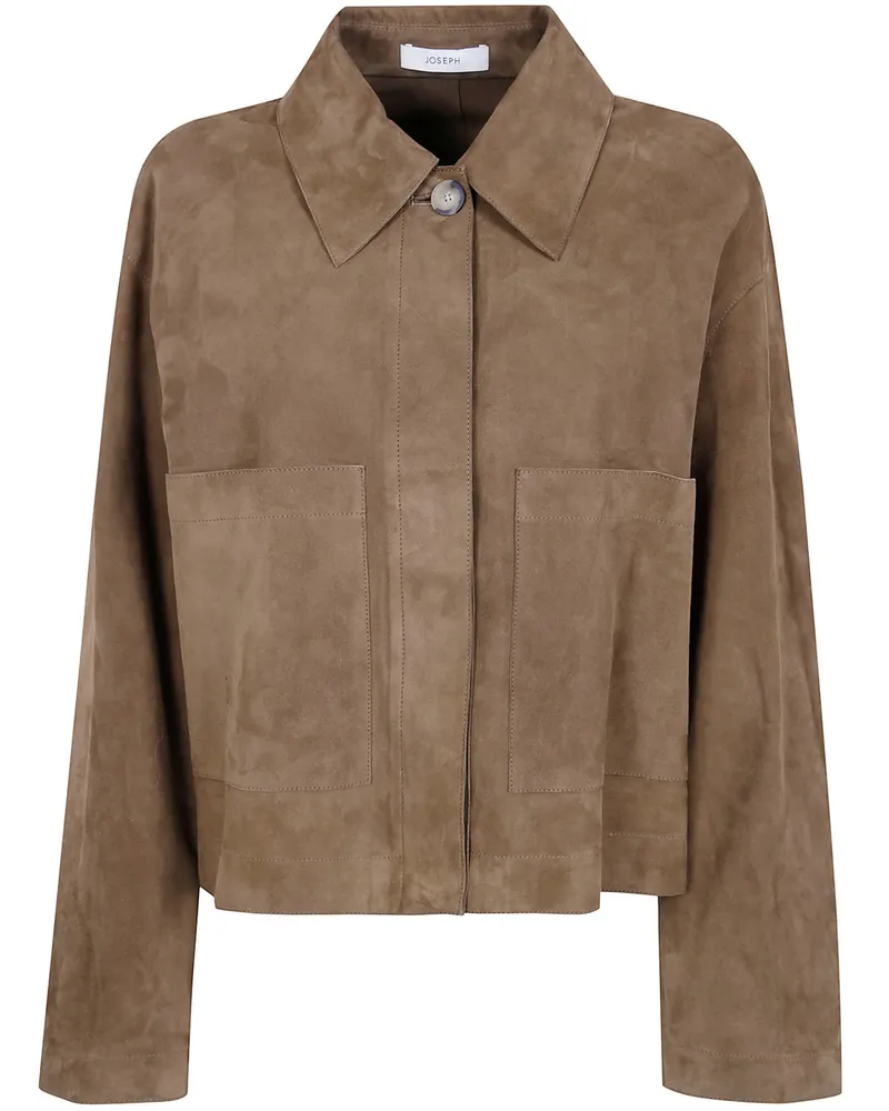 Joseph Jacket Light Suede "Aitna Brown
