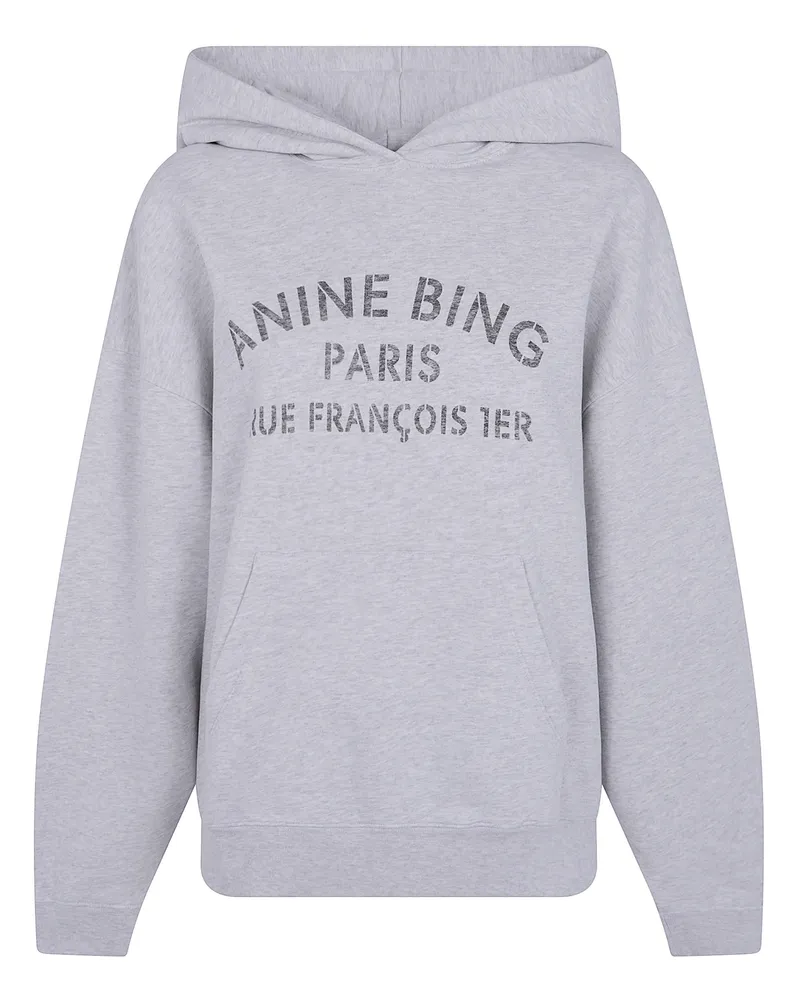 Anine Bing Sweatshirt Printed "Harvey Gray
