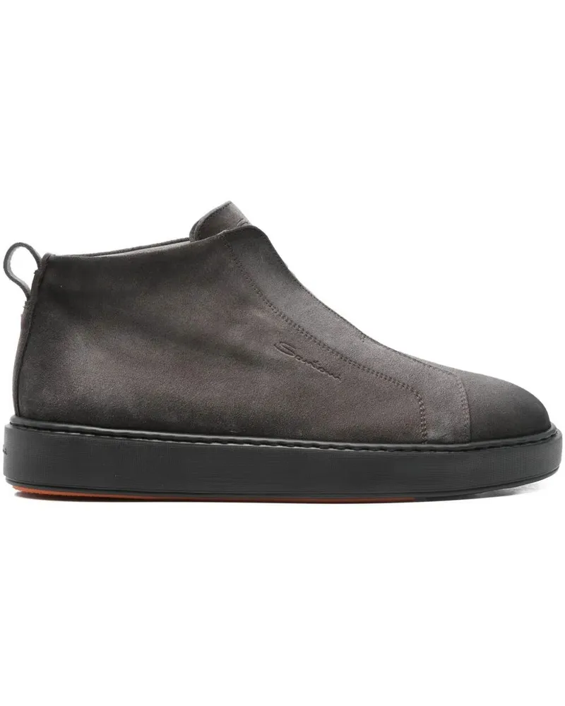 Santoni Victorymid" Boots Gray