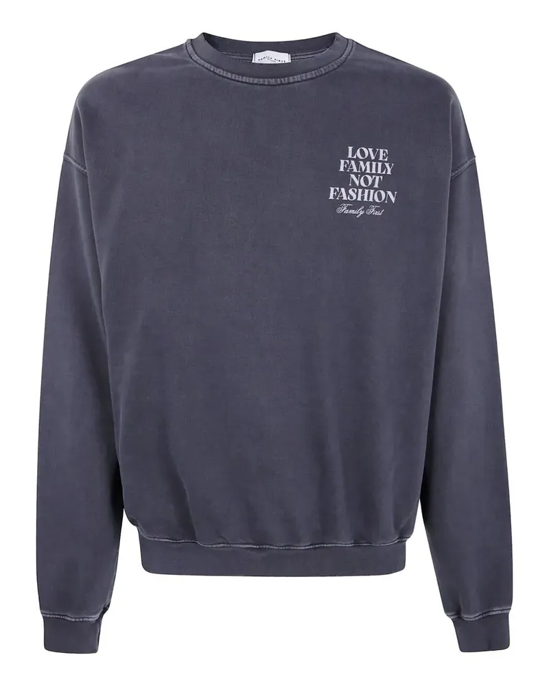 Family First Vintage Crewneck Sweater Black