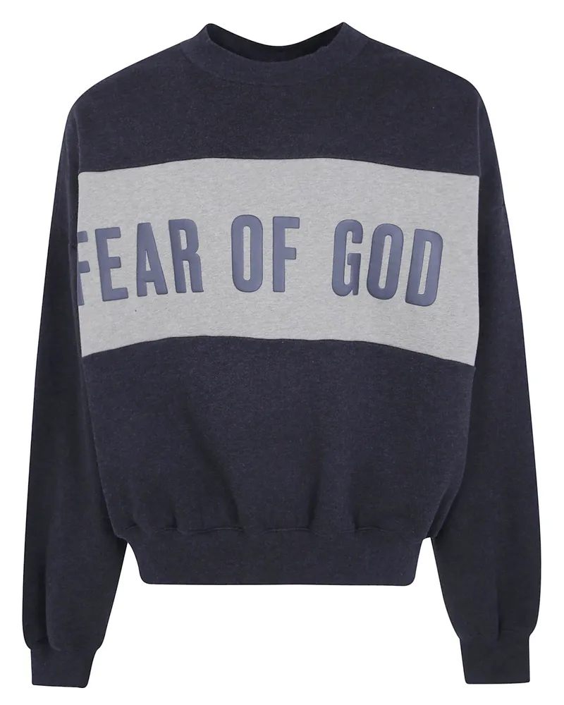Fear of God Sweater Cropped Relaxed "Cropped Relaxed Panell Gray