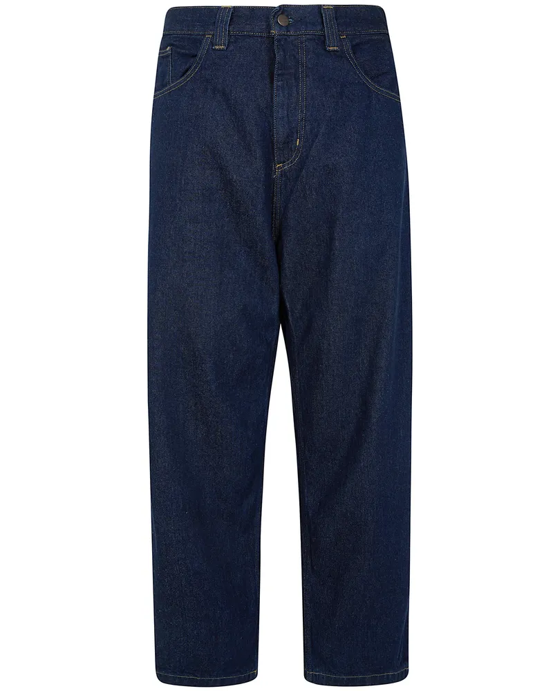 Carhartt WIP Brandon Pant" 100% Cotton `Smith` Denim, 13.5 Oz Blue