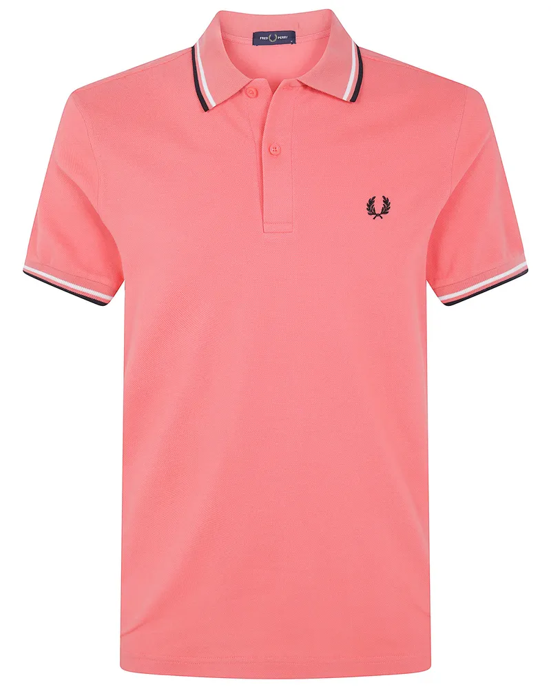 Fred Perry T-Shirt Short Sleeve "Tipped Fred Perry Shirt White