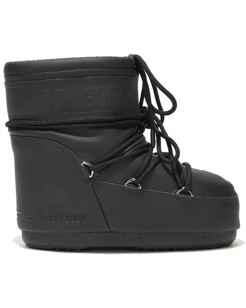 Moon Boot Icon" Low Rubber Boot Black