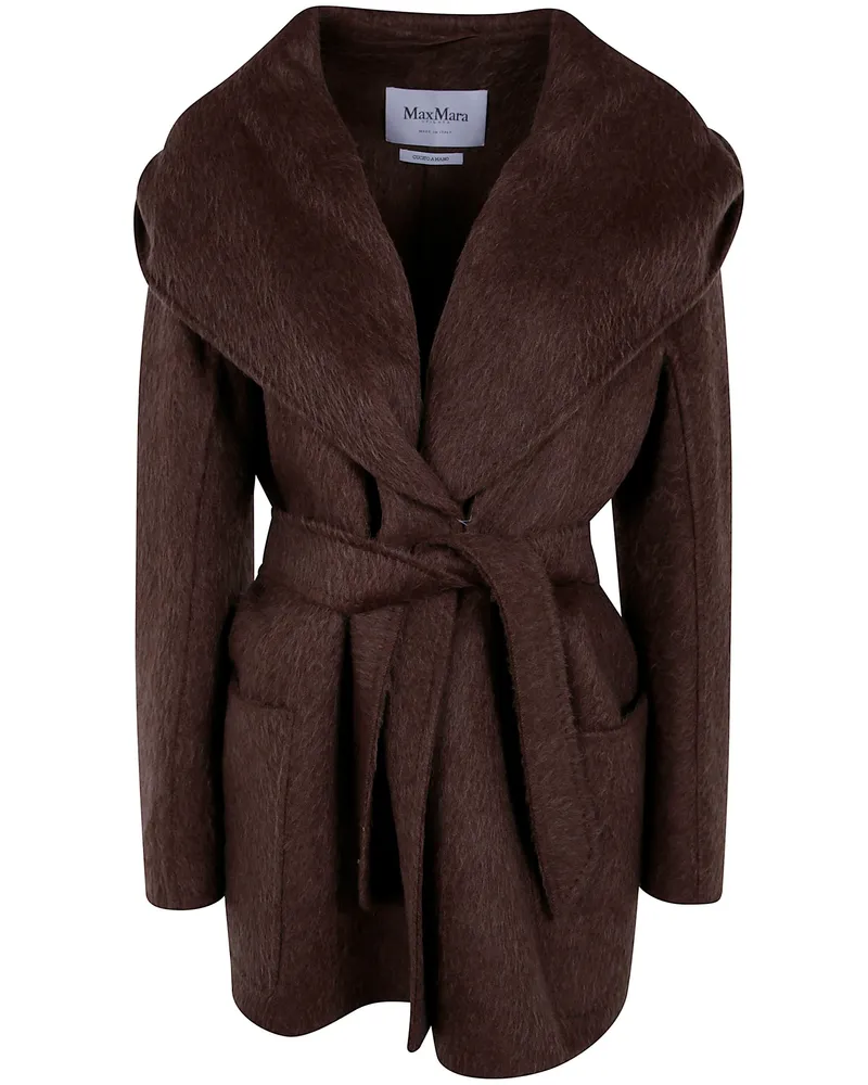 Max Mara Hooded Caban Jacket "Mxs Golf Gray