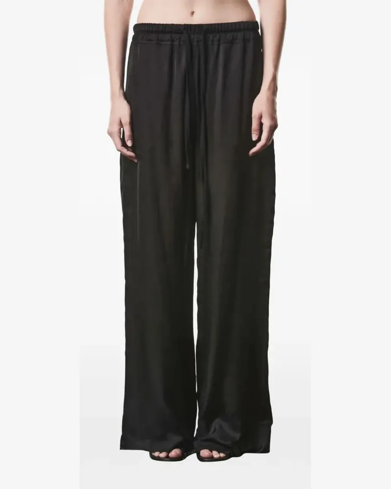 THOM KROM Wide Leg Trousers Black