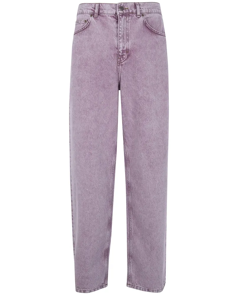 LES DEUX Roi" Light Pink Denim Jeans Pink