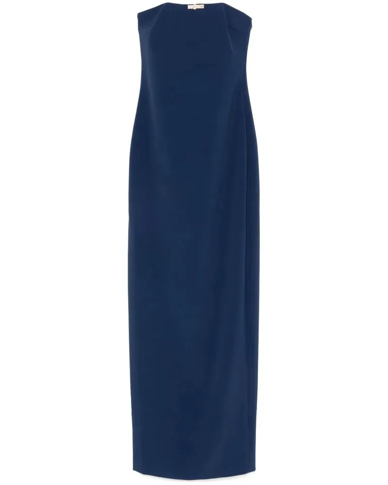 Elisabetta Franchi Long Evening Dress Blue