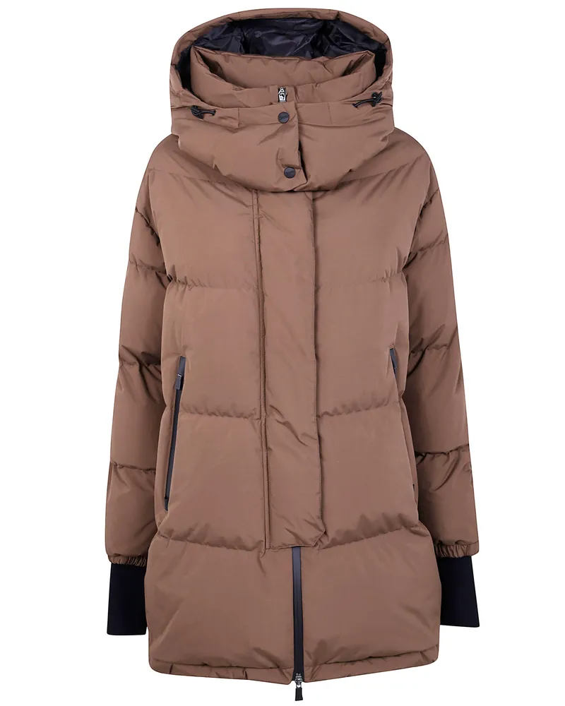 Herno 2Layers Short Jacket Brown