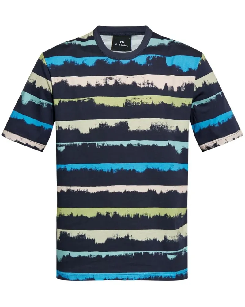 Paul Smith Mens Casual Fit Short Sleeves T-Shirt Blue