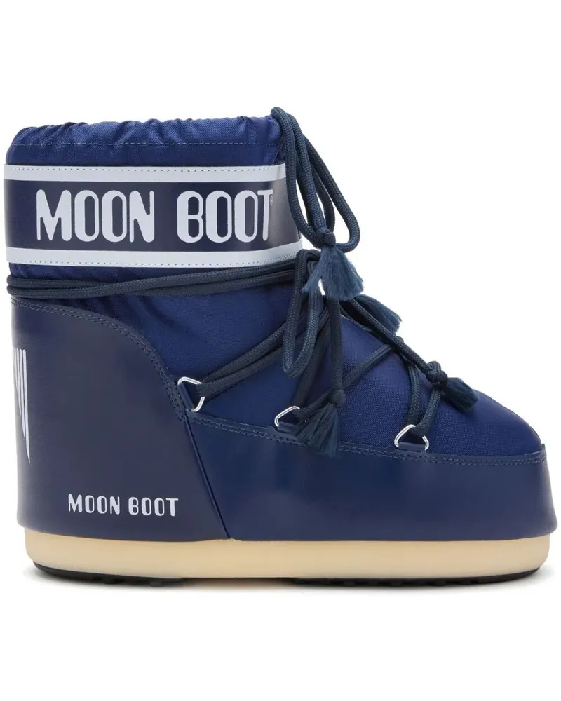 Moon Boot Icon' Low Nylon Boot Blue