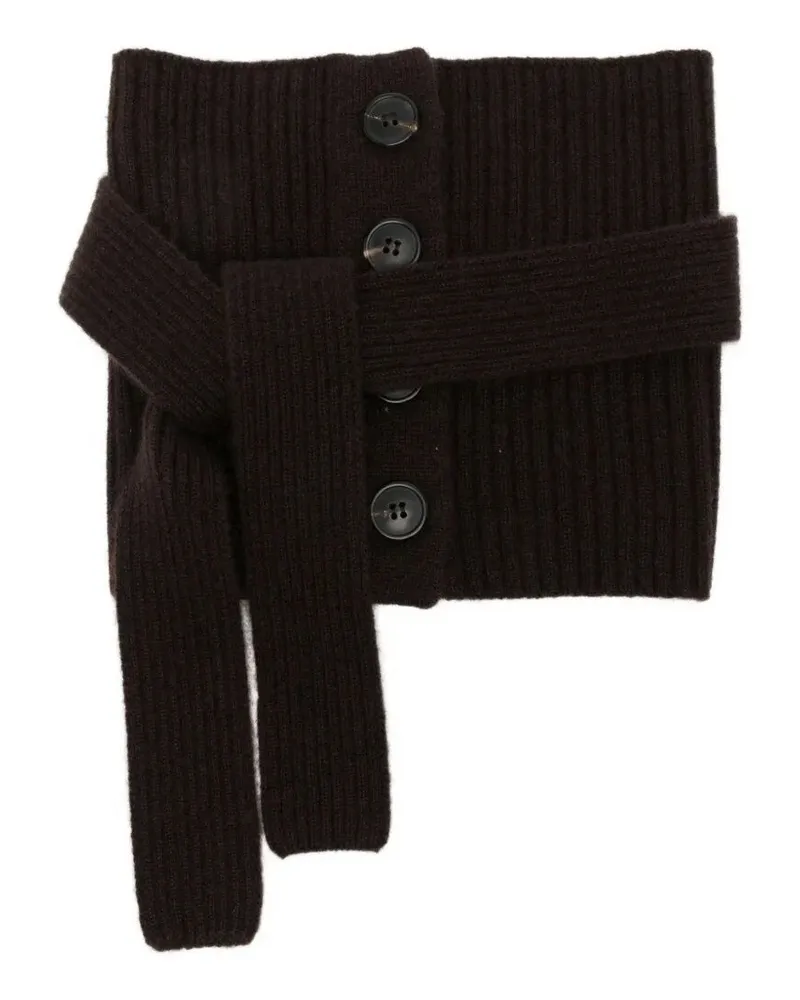 Dries van Noten Scarf Cashmere "Merlin Brown