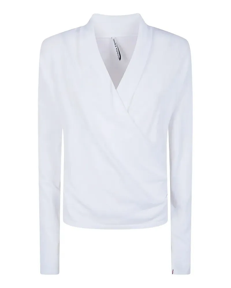 Liviana Conti Gabriela" V Neck Sweater White